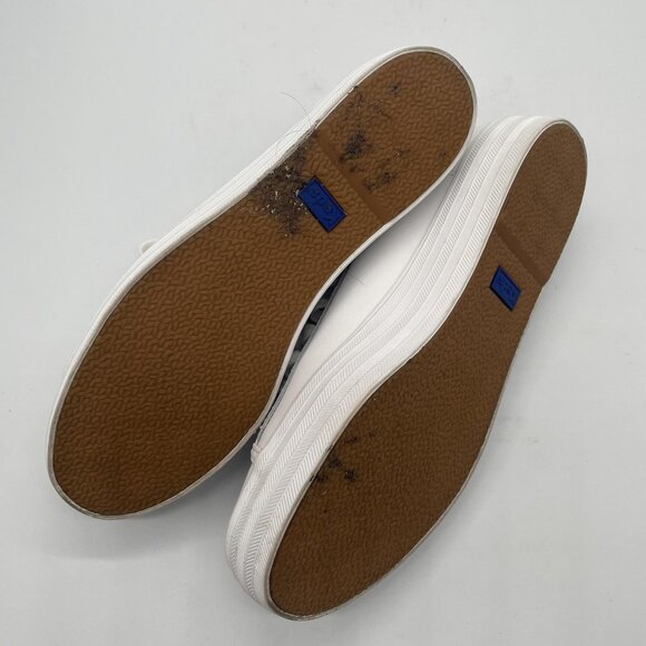 Keds Triple Kick Leather Platform Shoes Womens Size 9 White Sneakers Preppy - Picture 12 of 13